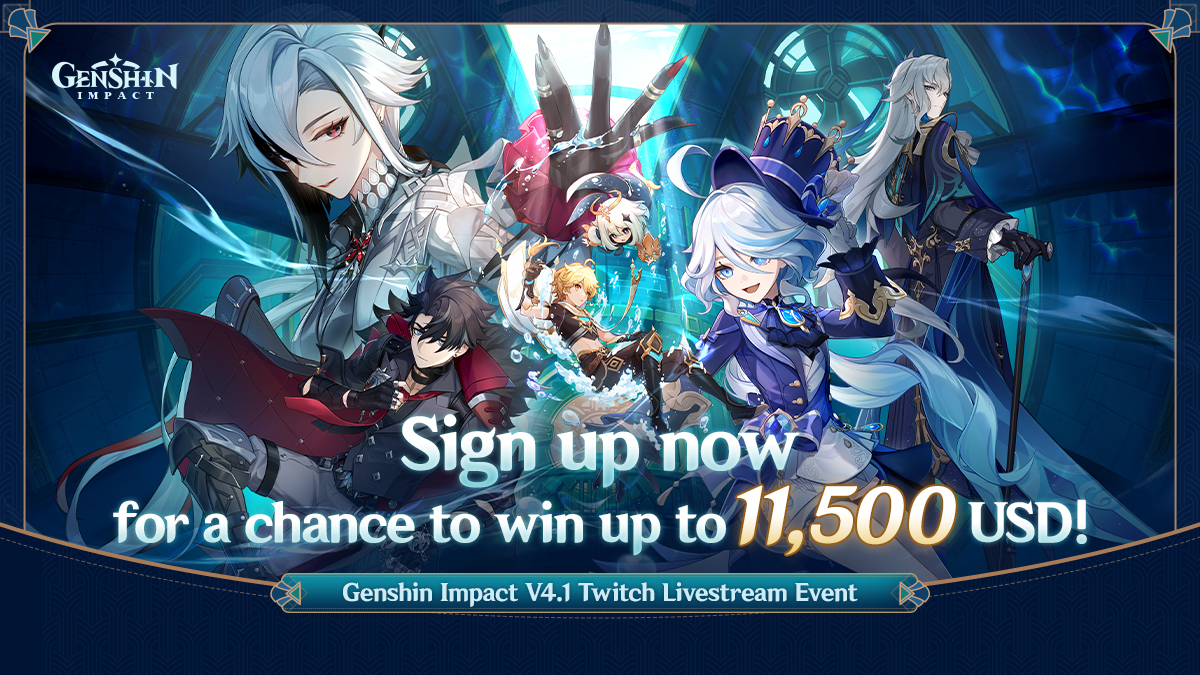 Watch one of participating Twitch streamers to get these very humble  rewards: : r/Genshin_Impact