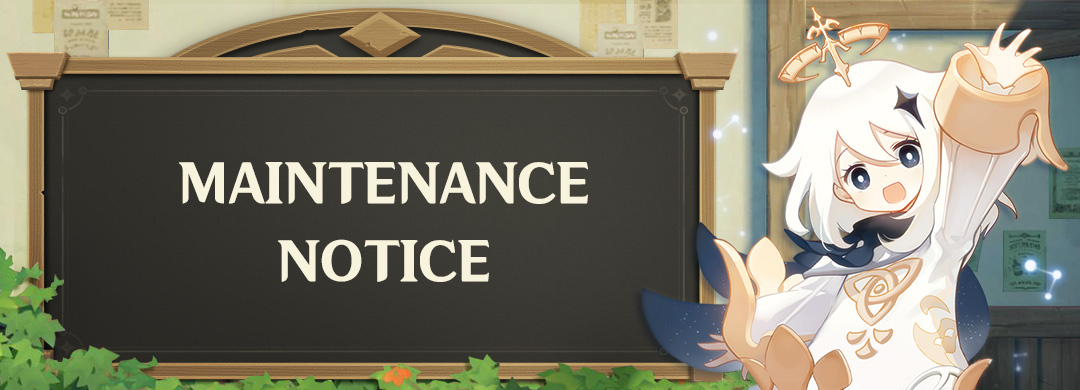 HoYoverse Account System Maintenance Notice