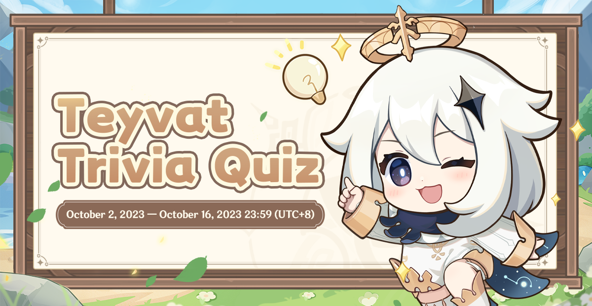 Teyvat Trivia Quiz