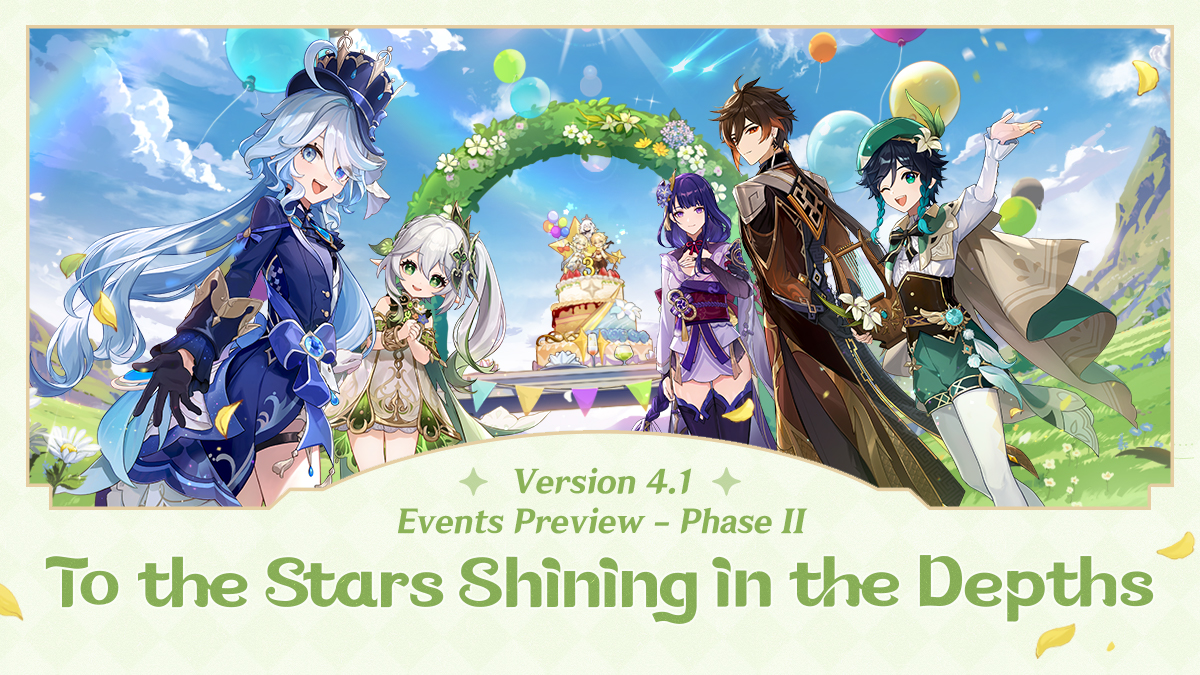 To the Stars Shining in the Depths Version 4.1 Events Preview