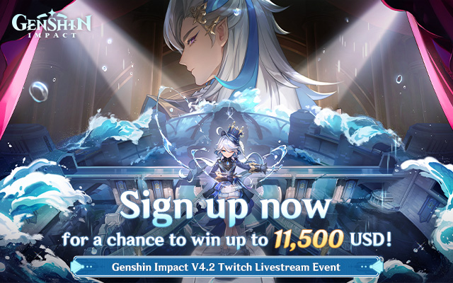 Genshin Impact Version 4.2 "Masquerade of the Guilty" Twitch Livestream Event