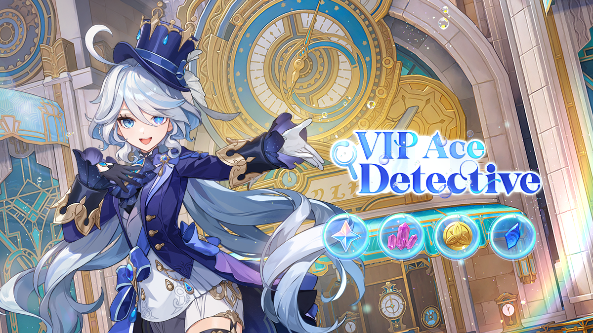 VIP Ace Detective — The web event for Genshin Impact's new character:  Furina is now available.
