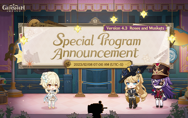 Version 4.3 Special Program Preview