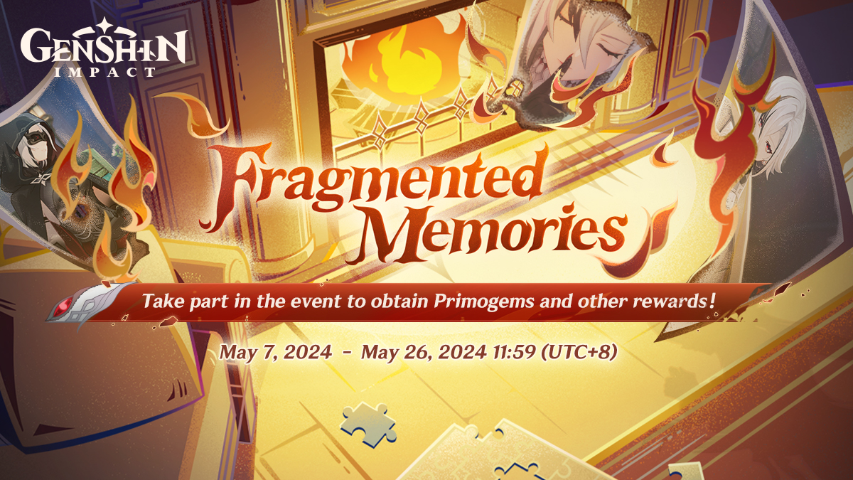 Web Event "Fragmented Memories" Now Online: Take part to obtain Primogems and other rewards!