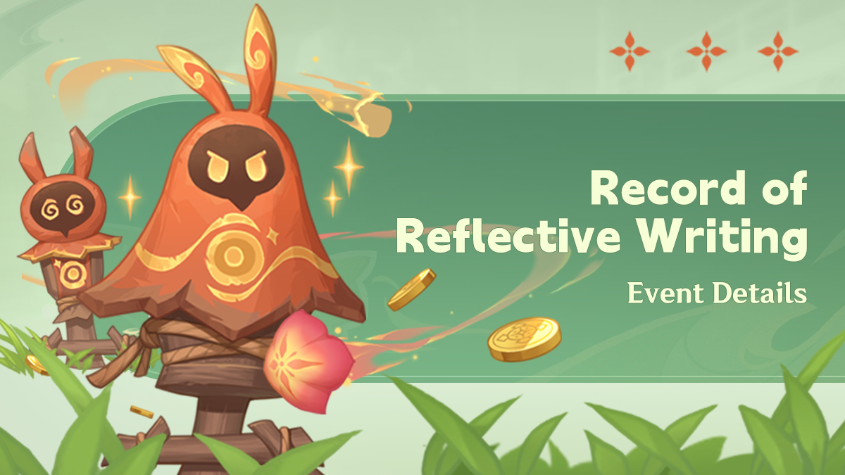 “Record of Reflective Writing” Event Details