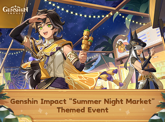 Genshin Impact "Summer Night Market" Themed Event