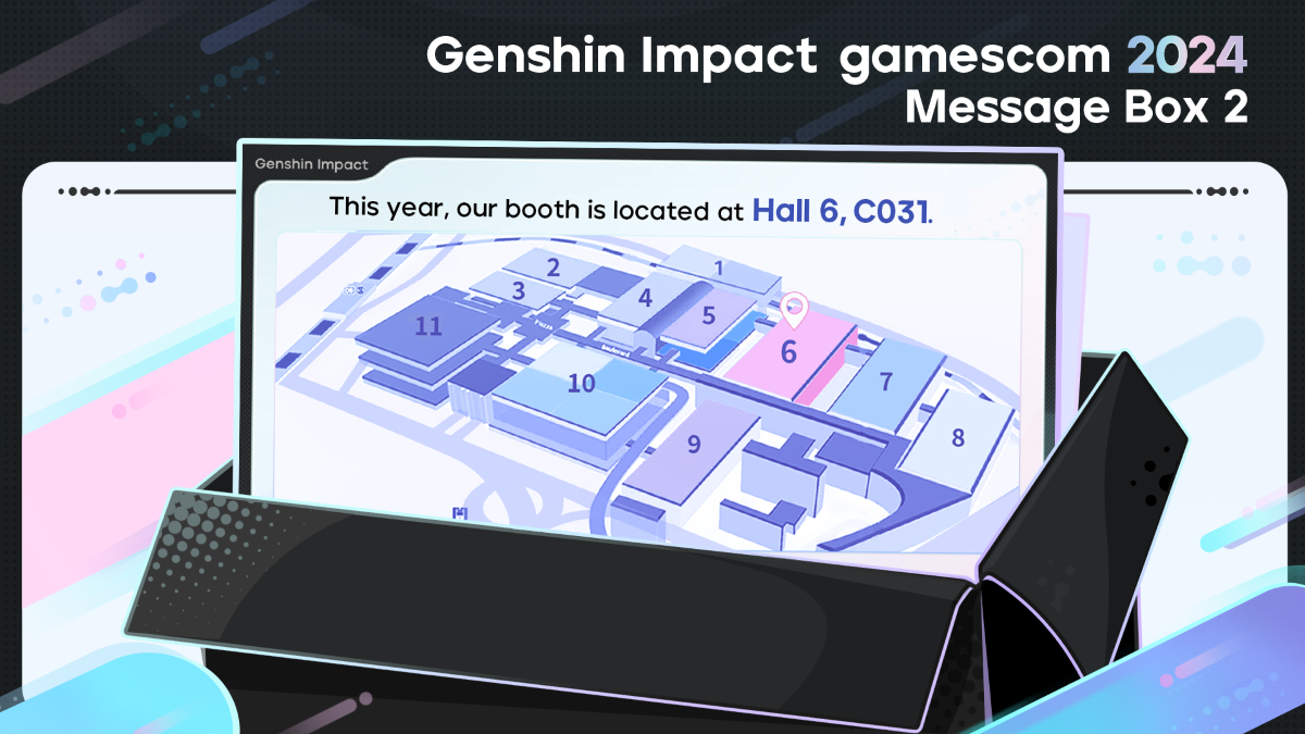 Genshingamescom 2024 Message Box 2 | "Travel Across HoYoverse" Booth Event Description