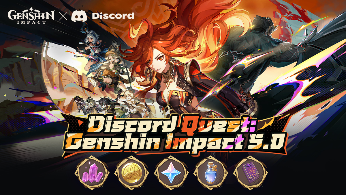 Иллюстрация к статье «Событие стримов Discord Quest Genshin Impact 5.0»