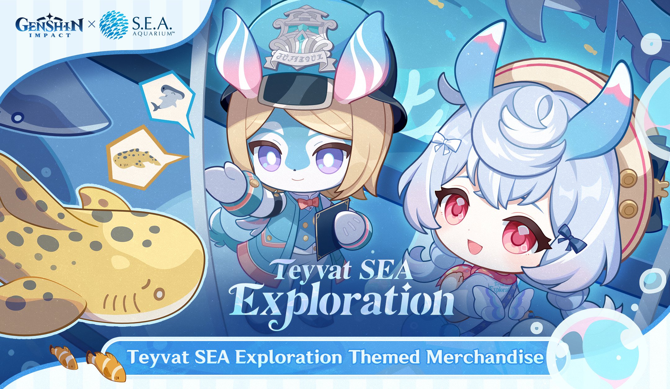 The collaboration between Genshin Impact and the S.E.A. Aquarium "Teyvat SEA Exploration" will begin on September 12!