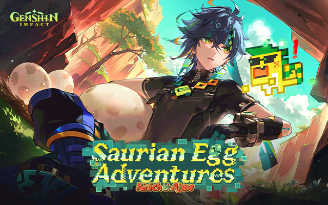 "Saurian Egg Adventures" — The web event for Genshin Impact's new character: Kinich is now available.