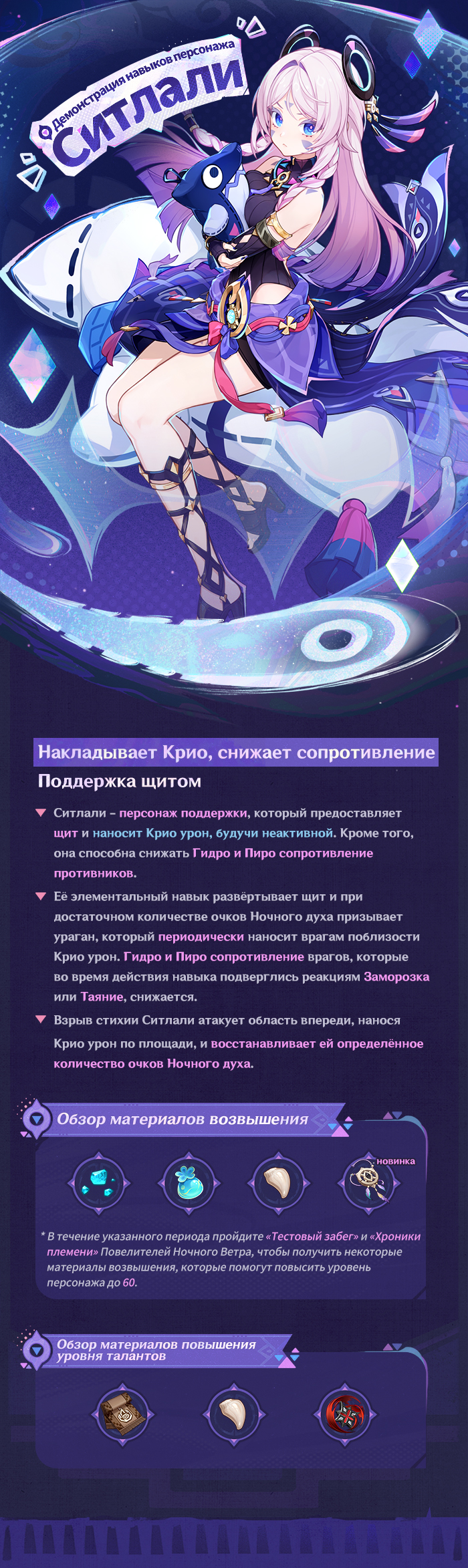 Иллюстрация к статье «Демонстрация навыков персонажа: «Чёрный отблеск белой звезды» Ситлали»