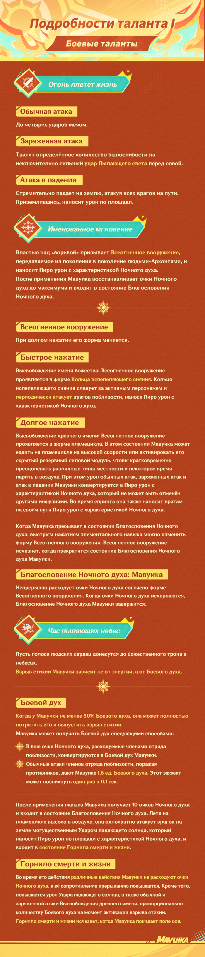 Иллюстрация к статье «Демонстрация навыков персонажа: «Пылающая ночь» Мавуика»
