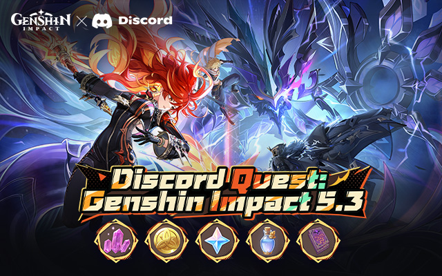 Событие стримов Discord Quest Genshin Impact 5.3