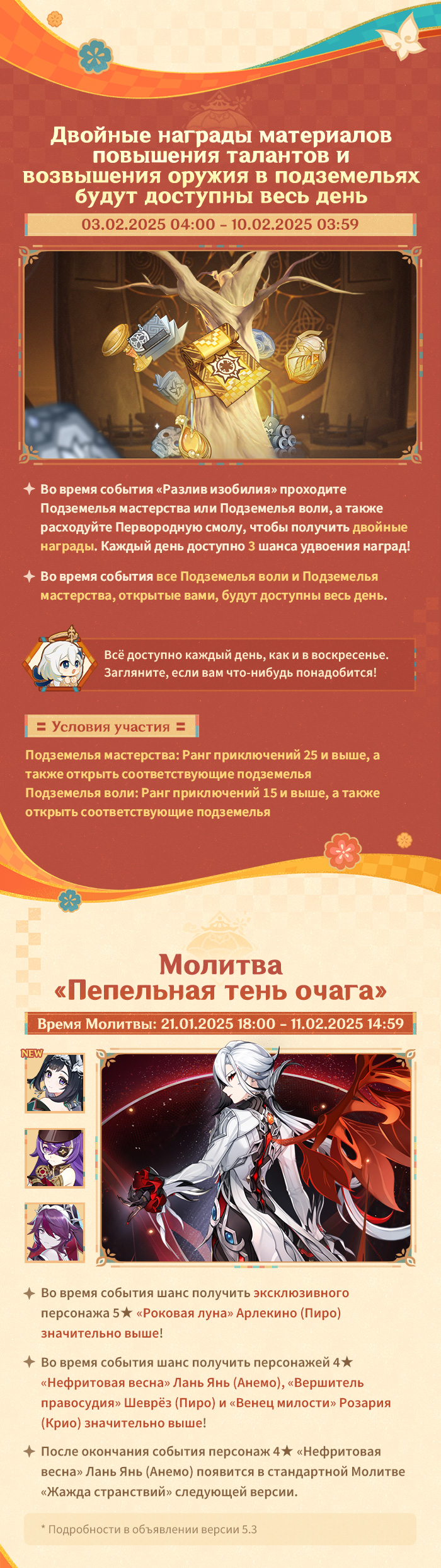 Иллюстрация к статье «Обзор событий версии 5.3 - Выпуск II»