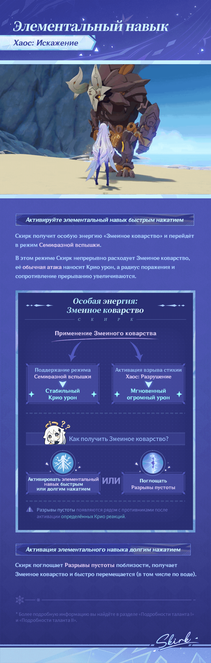 Иллюстрация к статье «Демонстрация навыков персонажа: «Звезда пустоты» Скирк»