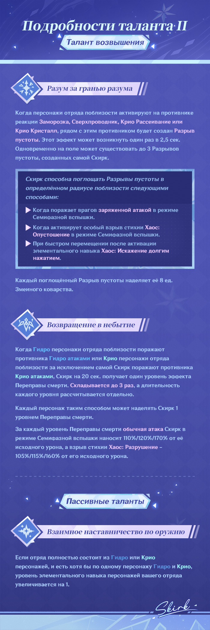 Иллюстрация к статье «Демонстрация навыков персонажа: «Звезда пустоты» Скирк»