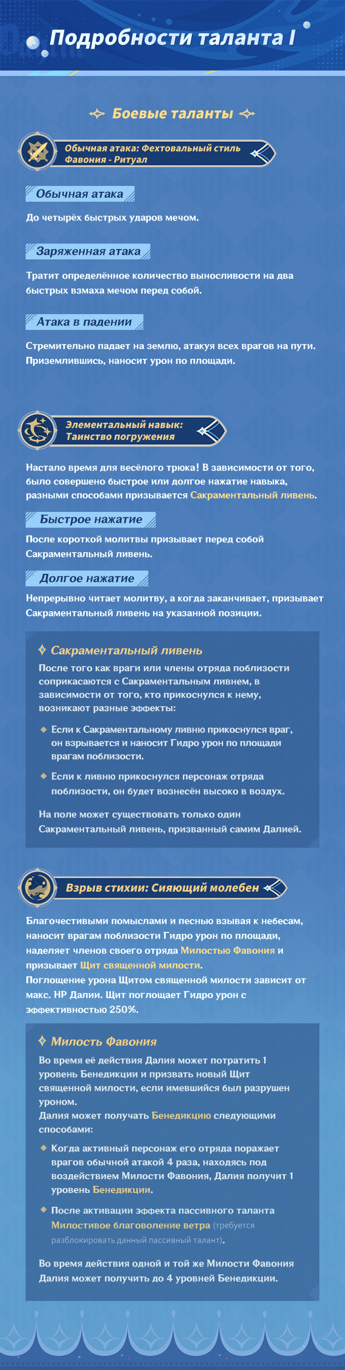 Иллюстрация к статье «Демонстрация навыков персонажа: «Хвала и подношение» Далия»
