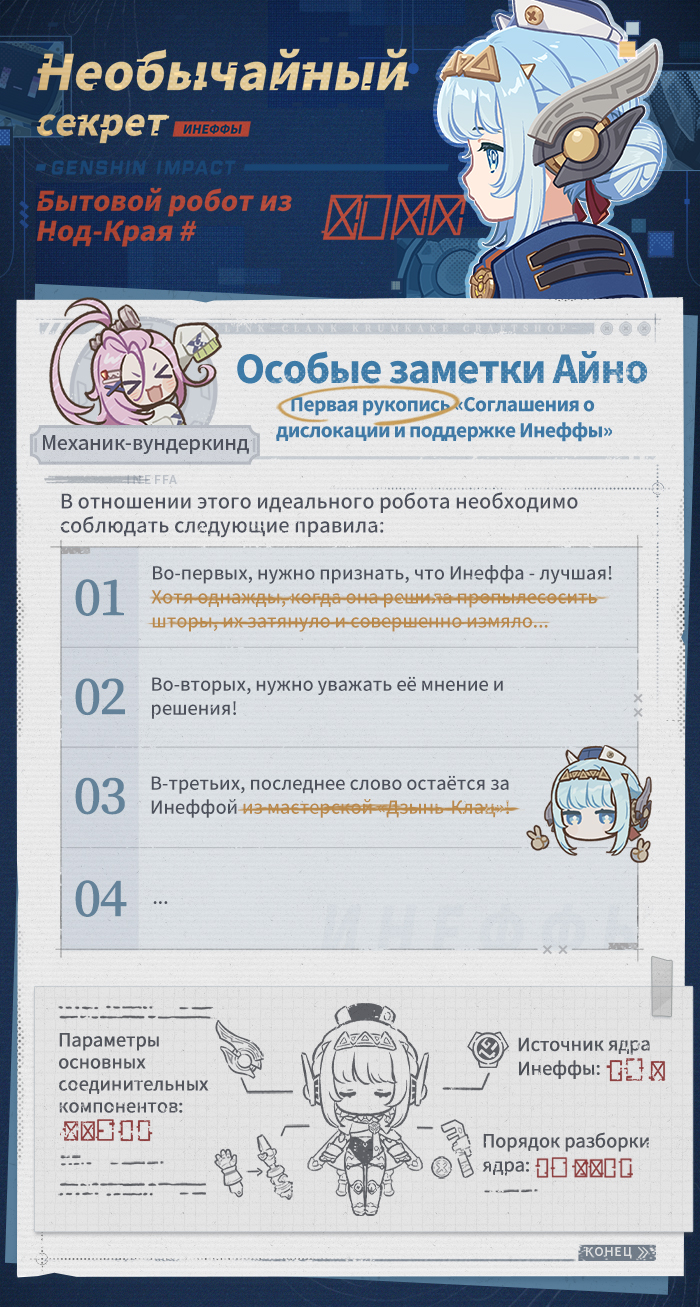 Иллюстрация к статье «Необычайный секрет бытового робота из Нод-Края #████»