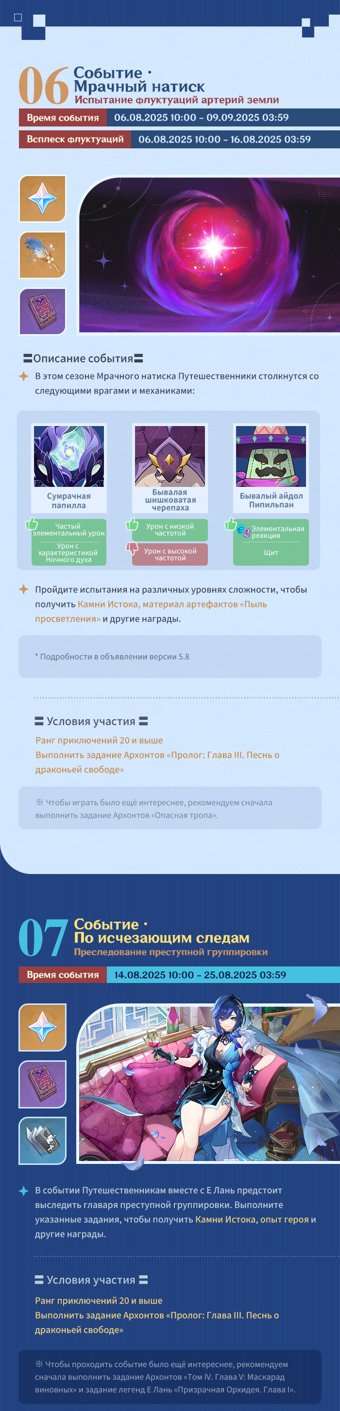 Иллюстрация к статье «Обзор событий версии 5.8 «Лето! Жара? Курорт!» - Выпуск I»