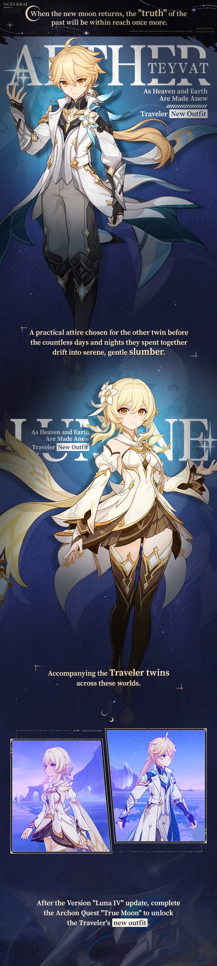 New Traveler Outfit & Additional Talent