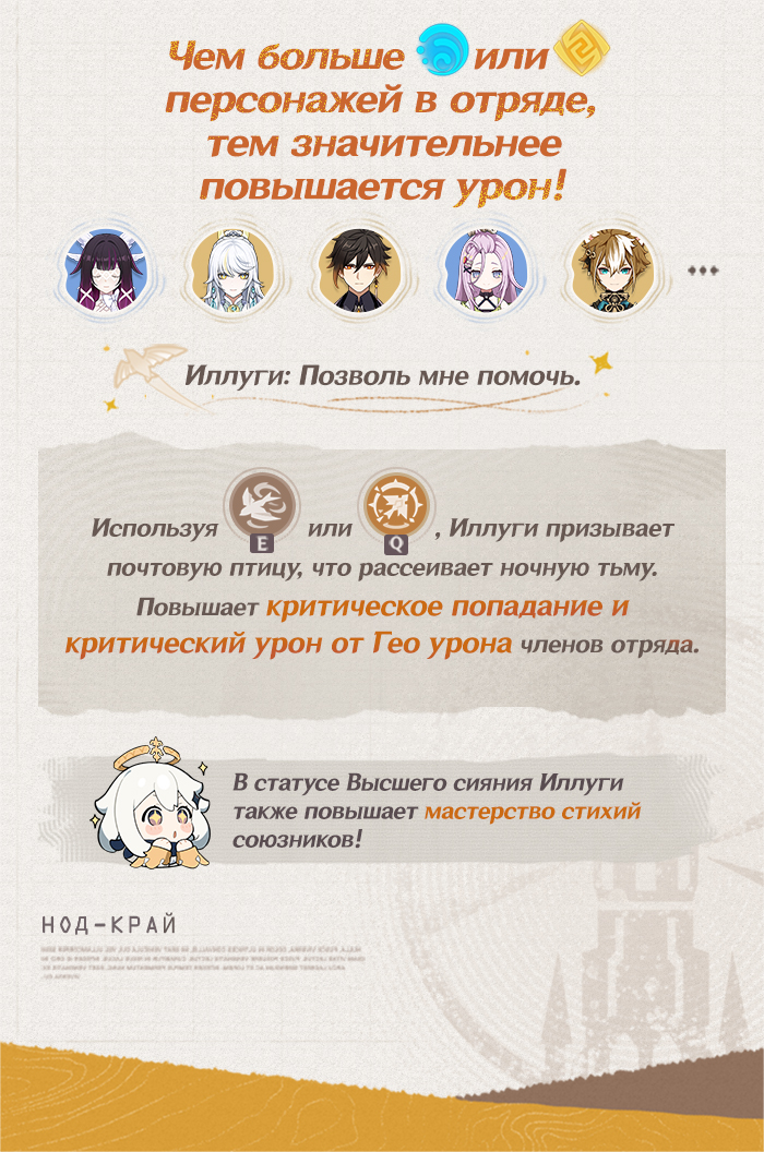 Иллюстрация к статье «Обзор и демонстрация навыков: «Пылающее сердце ночного кошмара» Иллуги»