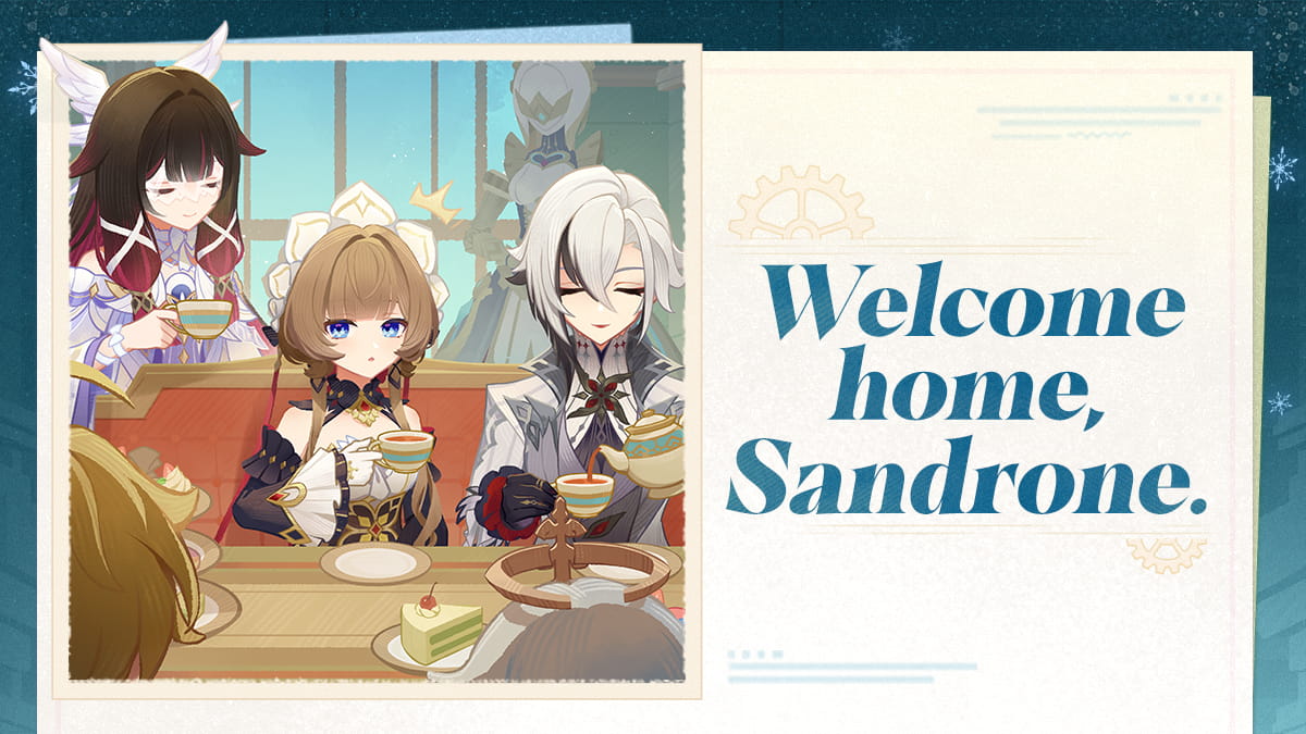 Welcome home, Sandrone.