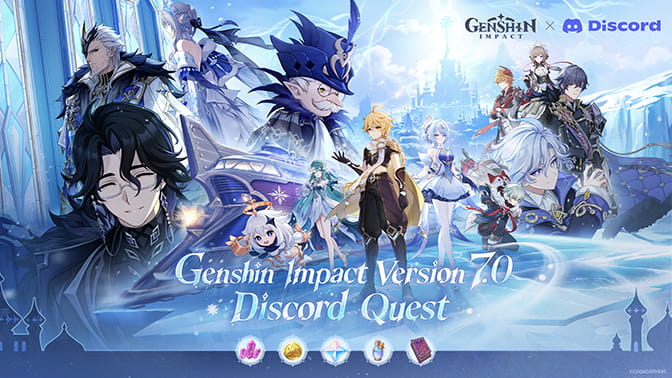 Genshin Impact Version 7.0 Discord Quest