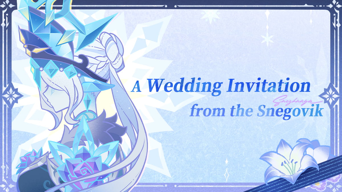 A Wedding Invitation from the Snegovik