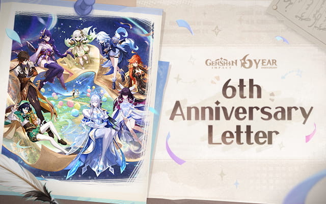 Teyvat Adventures Commemorative Video: 6th Anniversary Letter | Genshin Impact