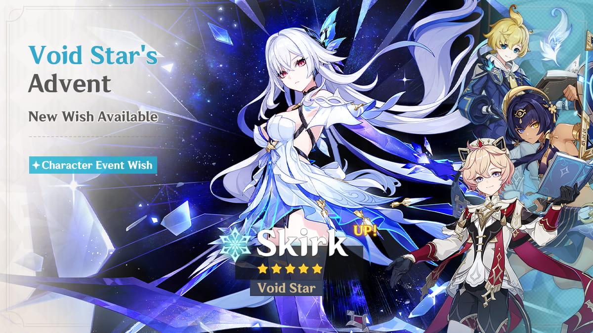 Visuel promotionnel de Skirk (Genshin Impact)