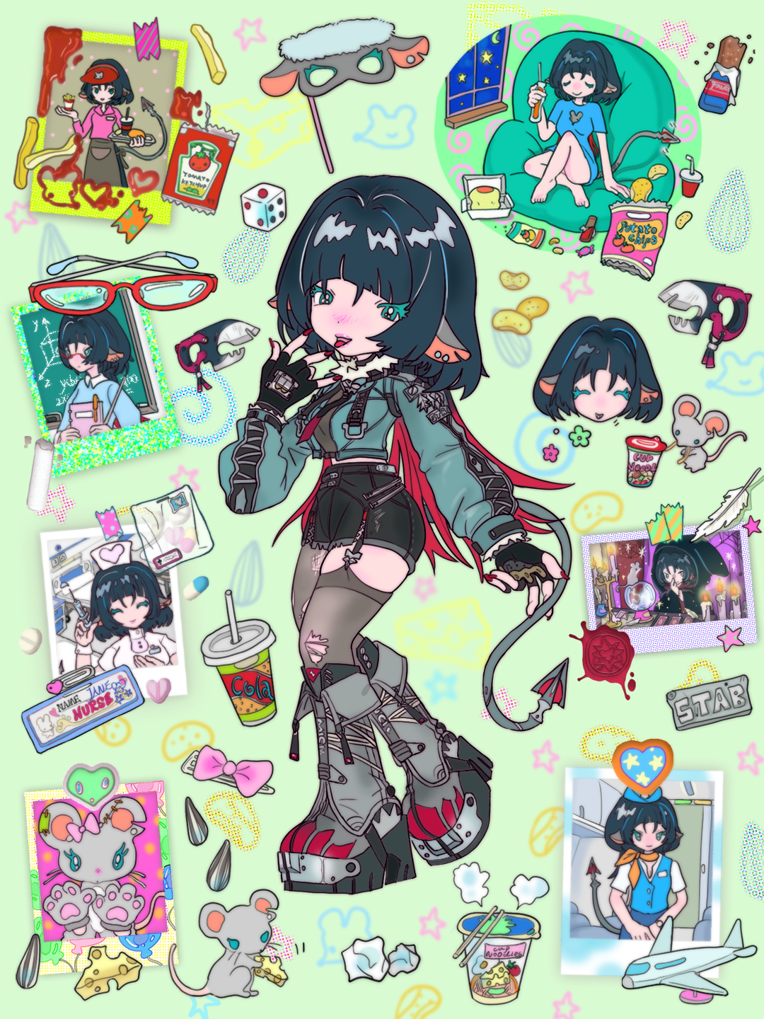 ラミネート手帳丨役者ネズミの物語 |『ゼンレスゾーンゼロ』公式サイト