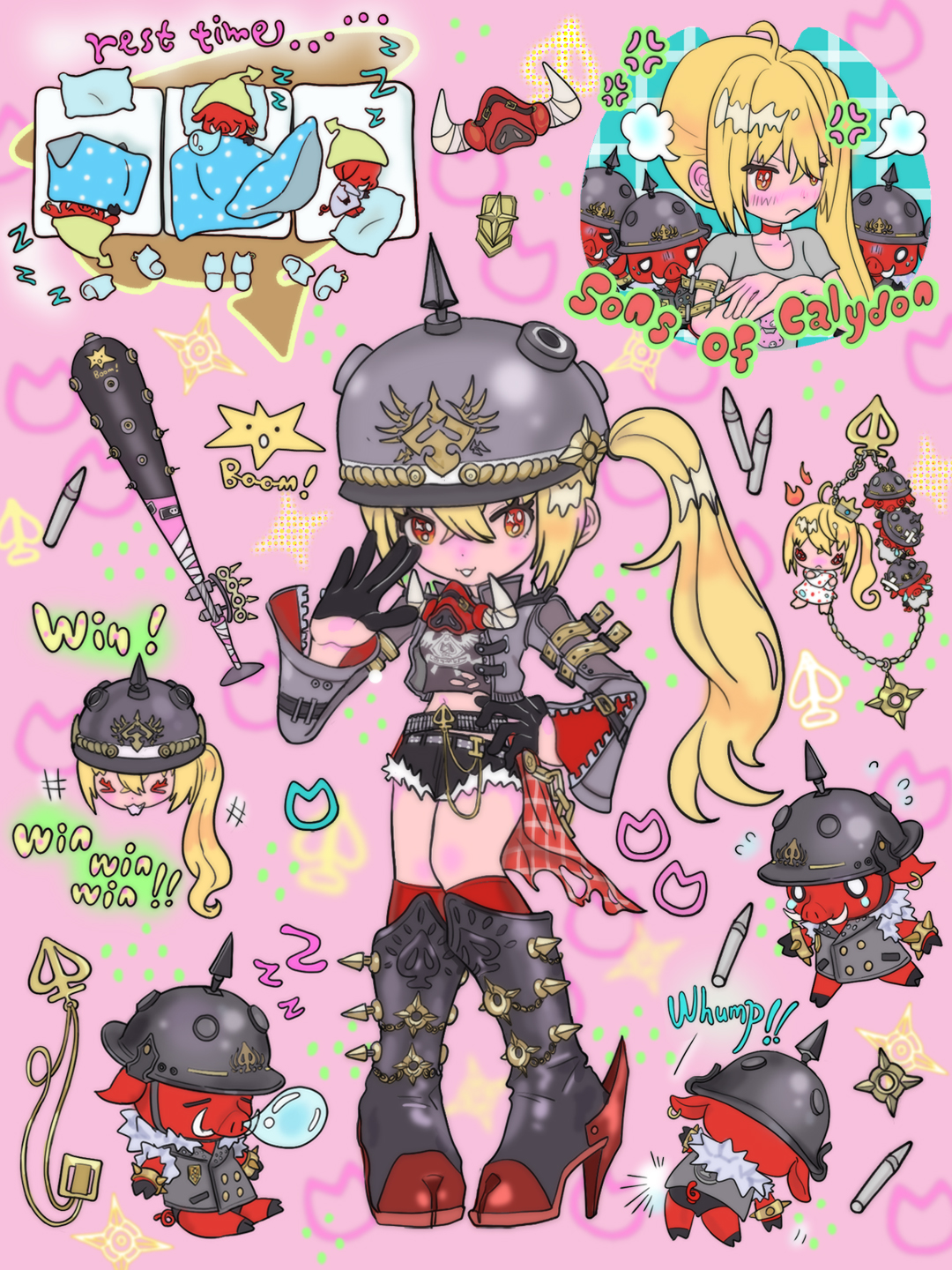 ラミネート手帳丨3匹の子イノシシ |『ゼンレスゾーンゼロ』公式サイト