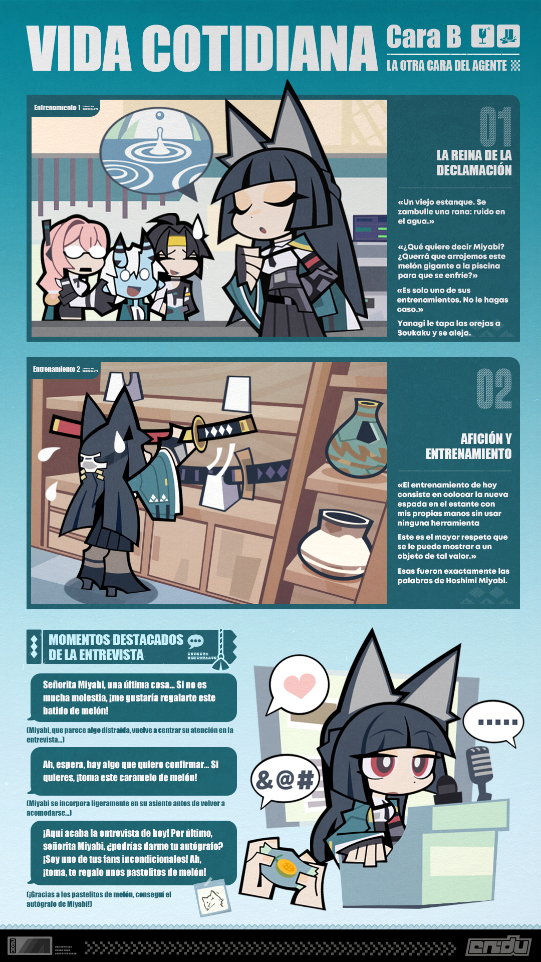 Behind the Agent» | Notas de la entrevista: Hoshimi Miyabi | Web