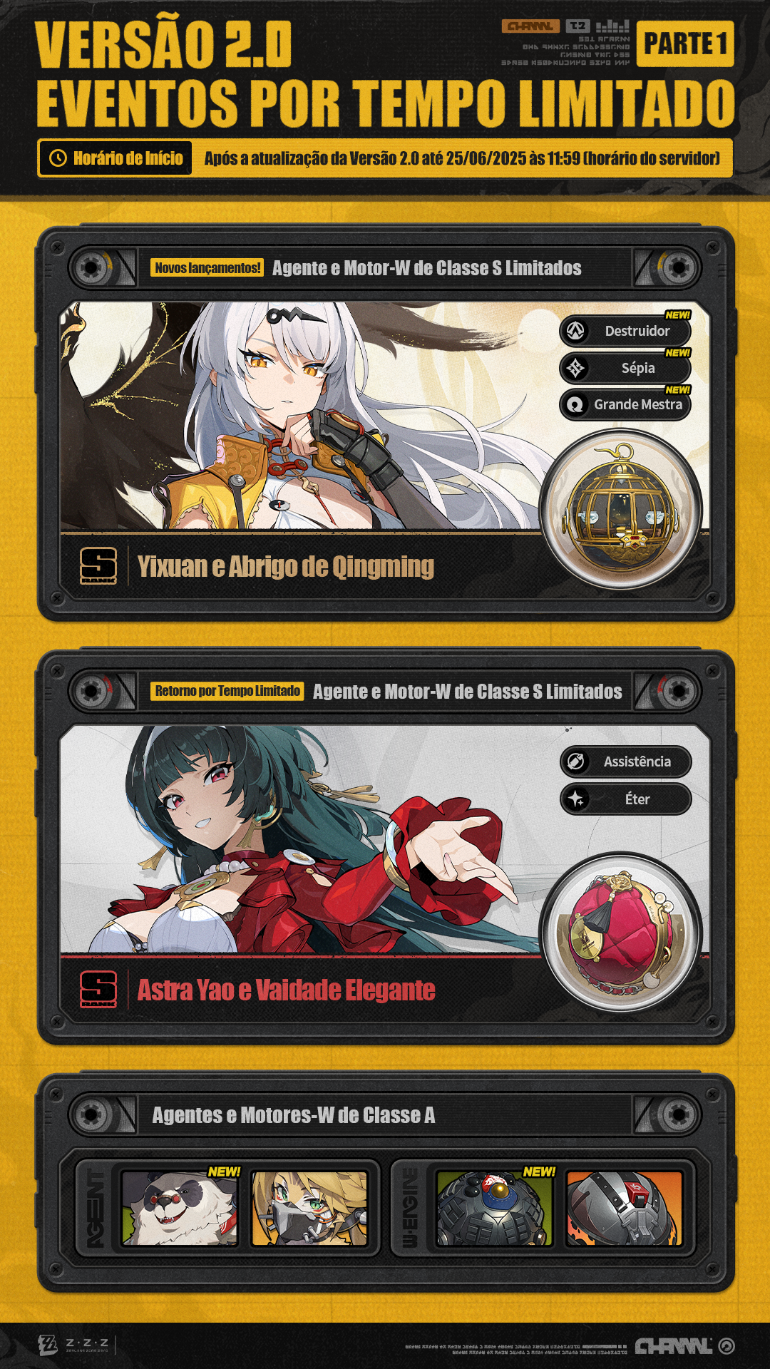Versão 2.0 – Eventos por Tempo Limitado (Parte 1) | Site Oficial