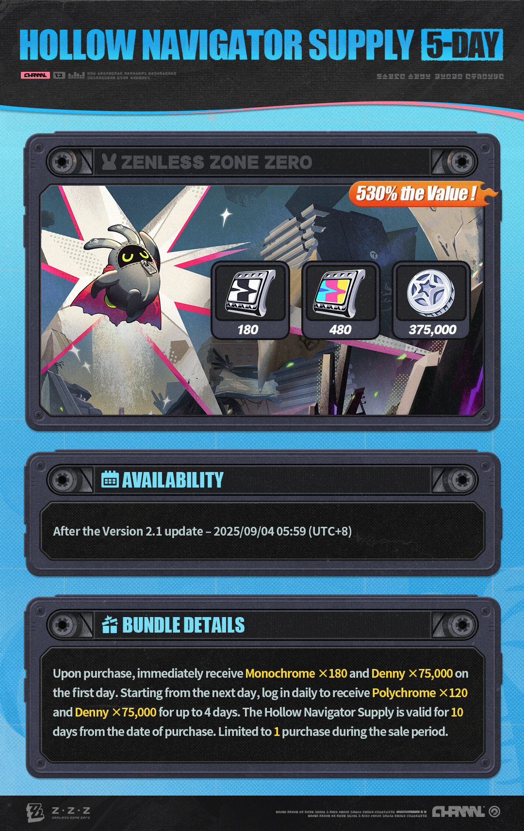 Version 2.1 New Stock in the Store | Zenless Zone Zero Official Site