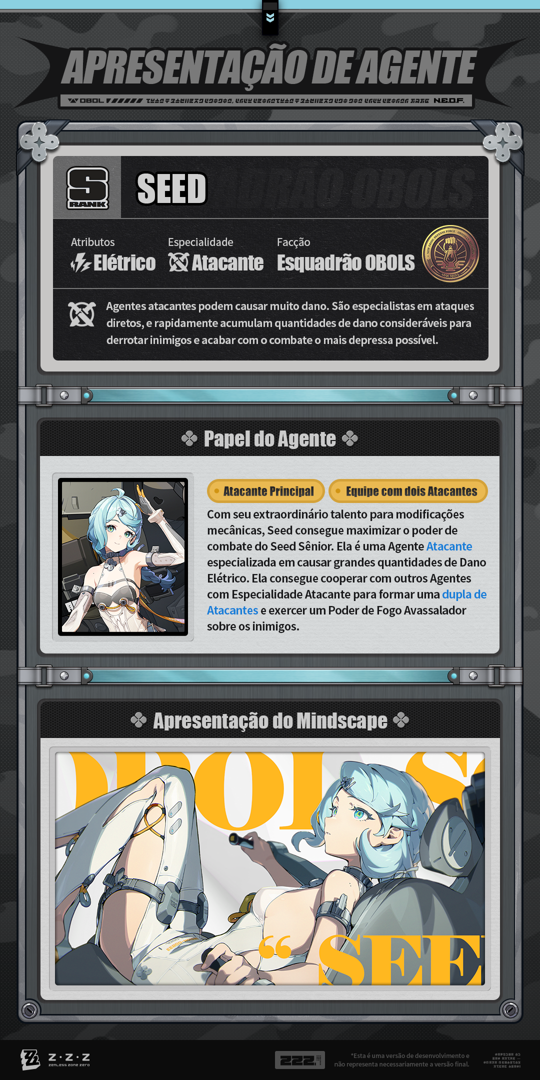 Mecânicas de Agente: Seed | Site Oficial de Zenless Zone Zero