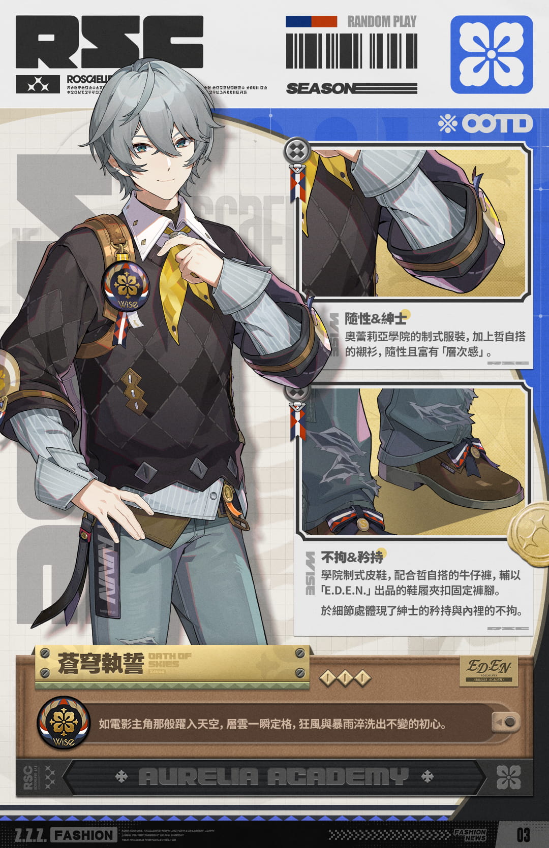 極星澄明 & 蒼穹執誓|法厄同全新時裝展示 |《絕區零》官方網站