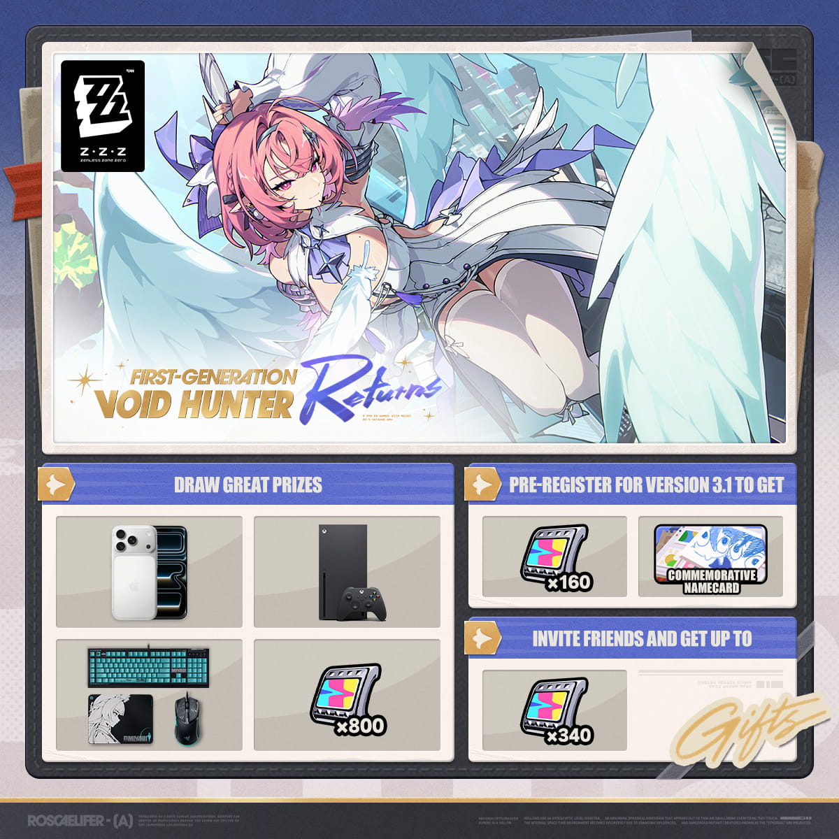 🎁First-Generation Void Hunter Returns | Zenless Zone Zero