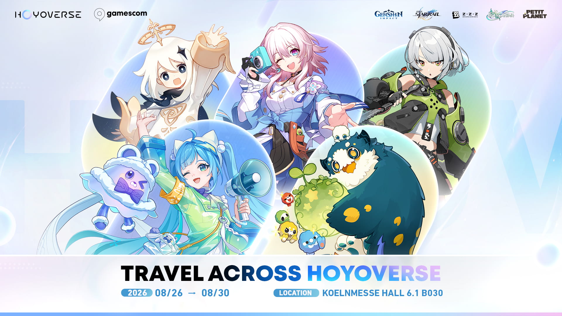 HoYoverse gamescom 2026 official announcement banner