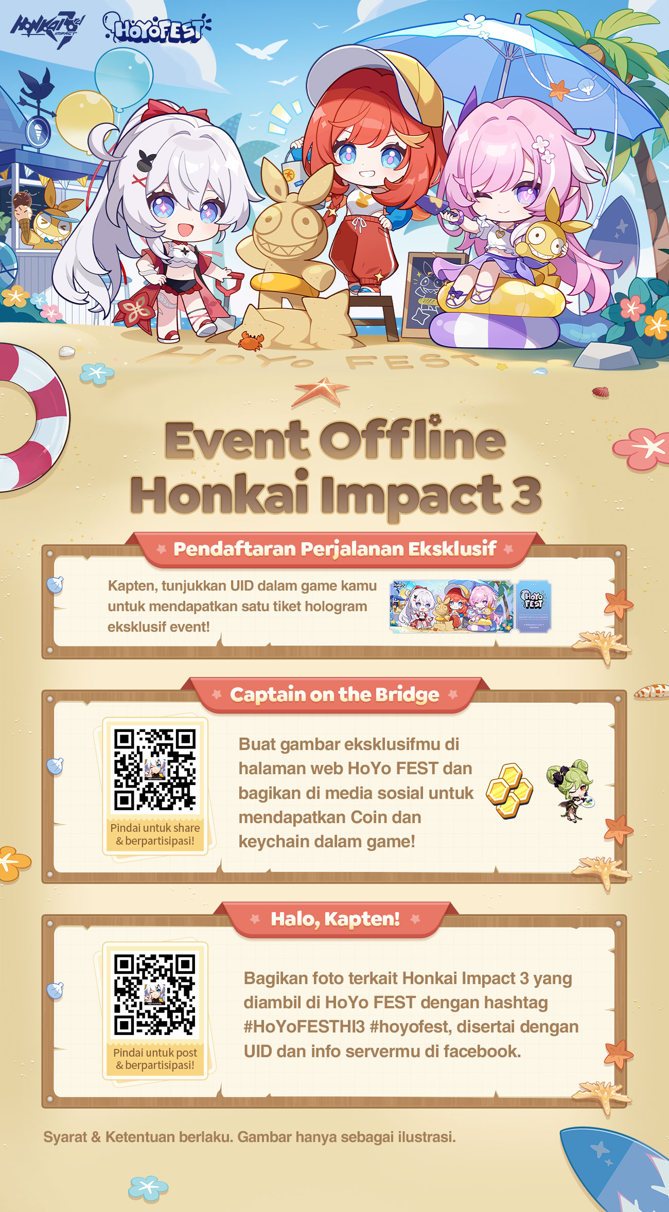 HOYOFEST ホヨフェス 2025 ランダム キーリング 崩壊インパクト Info HoYo Fest 2025: Schedule, Tickets, Merchandise, and Activities