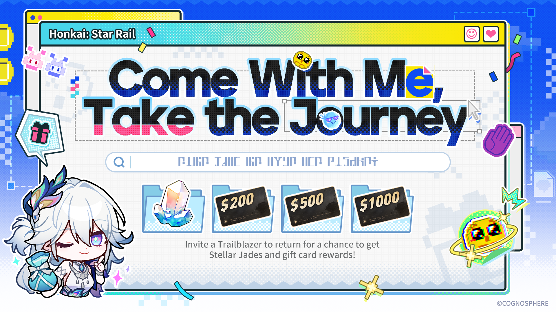 The player return web event Come With Me, Take the Journey is now ...